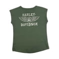 thumbnail image 2 of Harley-Davidson Little Girls' Bar & Shield Toddler V-Neck Muscle Tee (2/3T), Harley Davidson, 2 of 2