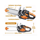 thumbnail image 4 of Juego Motosierra Y Herramientas Malubero NARANJA GRIS, 4 of 5
