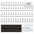 thumbnail image 2 of Coofit Piano Sticker Removable Piano Label Piano Key Sticker for 37/49/54/61/88 Keys, 2 of 2