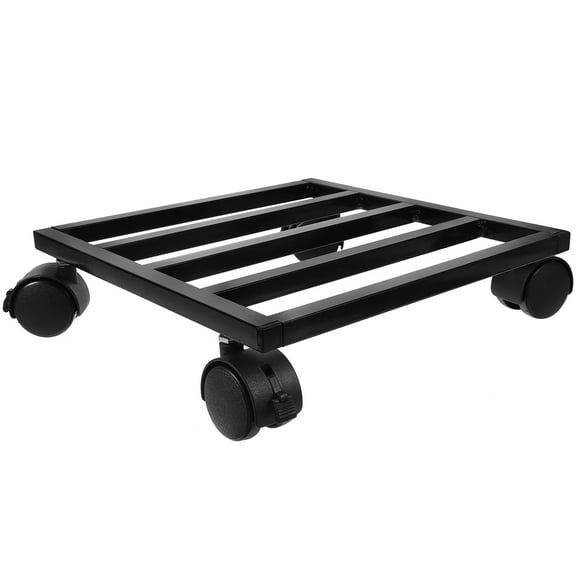 Plant Stand with Wheels Rolling Plant Base Flowerpot Pallet Caster Outdoor Rolling Planter Stand