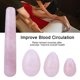 thumbnail image 3 of Set de huevos de Yoni, 4 piezas de masajeador + 3 piezas de cristal de cuarzo natural perforado Huevos de jade de piedra + 1 unidad de masajeador para mujeres Ejercicio para fortalecer(02) Ecomeon no, 3 of 6