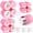 Pink, variant on Thermal Jumbo Rollers Hair Curlers Set with Clips - 24 Large Self-Grip Rollers for Volume and Curls on Long, Medium, Short Hair (63mm, 48mm, 36mm)