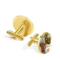 thumbnail image 3 of Coconut Tree Elegant Stainless Steel Men's Cufflinks Set for Formal Attire, Wedding, and Business Meetings, 3 of 6