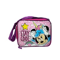 Minnie Mouse Insulated Lunch Bag Unicorn Stay Cool Purple with Shoulder Strap