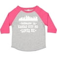 thumbnail image 3 of Inktastic Kansas City Missouri Loves Me Skyline Boys or Girls Toddler T-Shirt, 3 of 5