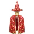 thumbnail image 2 of Halloween Hooded Robe Cloak, Adult Witch Style Costume Cape with Hat, Long Dress Up Cloak for Masquerade Parties, Stage Performances, Costume Events and Seasonal Gatherings, 2 of 4