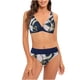 thumbnail image 1 of Traje de baño de bikini con espalda abierta y cintura alta sexy con estampado dividido para mujer de verano Fridja nalpqowj55890, 1 of 4