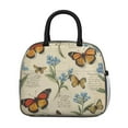 thumbnail image 2 of Obrewu Pioneer Flower and Butterfly Lunch Bag for Adult, Insulated, Leakproof, Oxford Cloth, 2 of 7