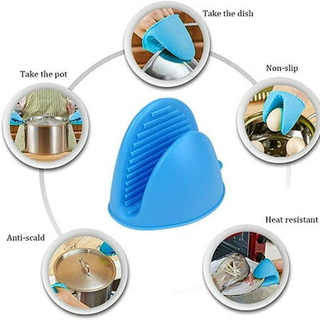 

JIUKE Kitchen Silica Microwave Oven Insulation Gloves Silicone Oven Insulated Gloves