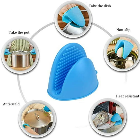 Vikakiooze under10, Kitchen Silica Microwave Oven Insulation Gloves Silicone Oven Insulated Gloves, Sizzling Savings