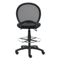 thumbnail image 6 of Boss Office Products Mesh Drafting Stool with Casters, Black, 6 of 6