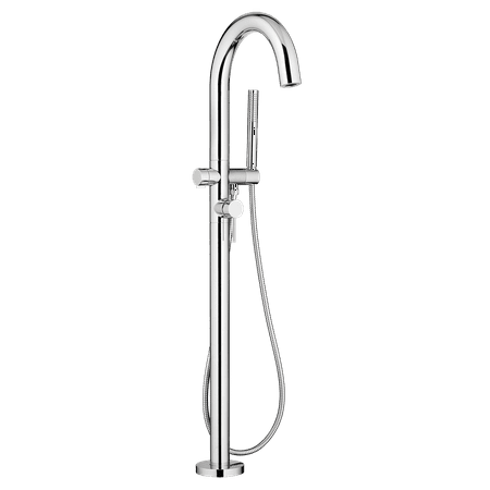 Standard Tub Pack - American Standard Contemporary Round Floor Mounted Tub Filler in Chrome