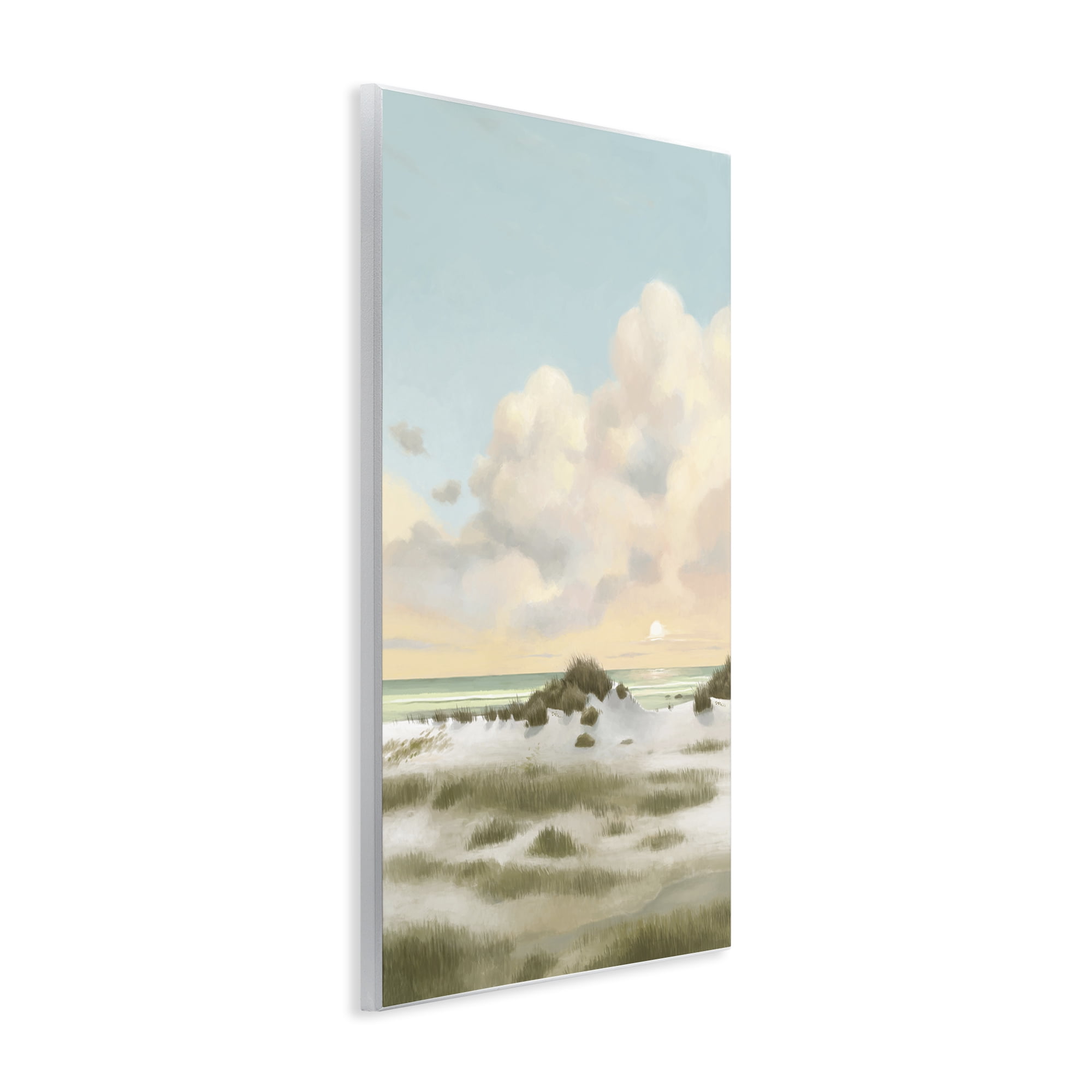 Stupell Industries Land & Sea Painting Landscape Painting Unframed Art Print Wall Art, 10 x 15