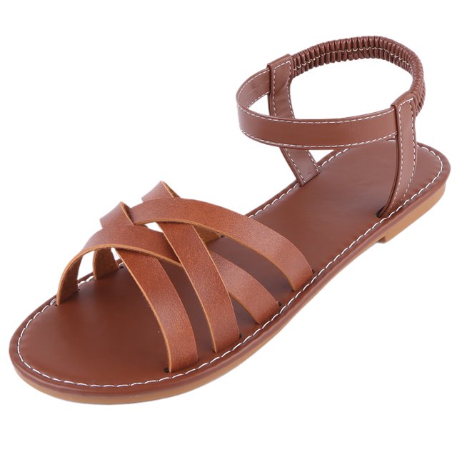 Zapatos Playa Al Aire Libre Sandalias Con Elegantes Verano Cómodos Informales Correa Elástica en El Tobillo para Mujer