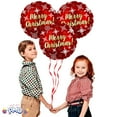 thumbnail image 2 of PMU Christmas Snowflakes 18 Inch Mylar-Foil Balloon Pkg/25, 2 of 4