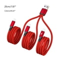 thumbnail image 5 of SIEYIO One to Three Nylon Braided Data Cable 5A Super Fast-charging Cord Extension Wire, 5 of 19