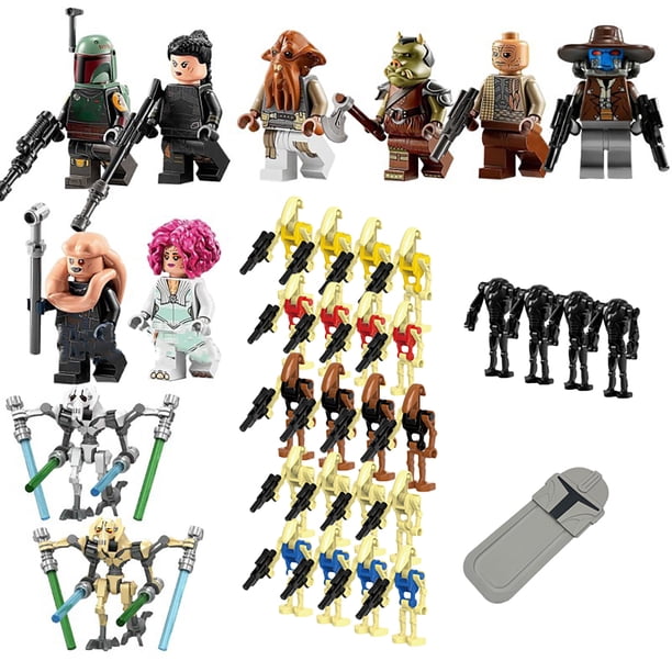 Set de 35 Piezas de Figuras de Acción de la Serie Espacial, Minifiguras Coleccionables con Separador de Libros, Juguete de Bloques de Construcción para Niños y Niñas Fans