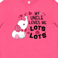 thumbnail image 4 of Inktastic My Uncle Loves Me Lots and Lots- cute elephant Youth T-Shirt, 4 of 5