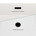thumbnail image 2 of Regina 51" x 28" Flatbottom Freestanding Acrylic Soaking Bathtub in Glossy White with Drain and Overflow, 2 of 9