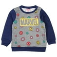 thumbnail image 2 of Marvel Toddler Boys Avengers Superhero 2 Piece Kids Sweat Suit Pajama Set (3T), 2 of 4