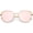 Pink / Pink Mirror, variant on Modern Matte Metal Cat Eye Sunglasses Flat Lens 56mm (Pink / Pink Mirror)