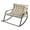 Off White, variant on PORKISS Rocking Chair, Upholstered Glider Rocker Accent Ergonomic Lounge Chair, Recliner Armchair with Side Pocket, Comfy Side Living Room Chairs, Off White