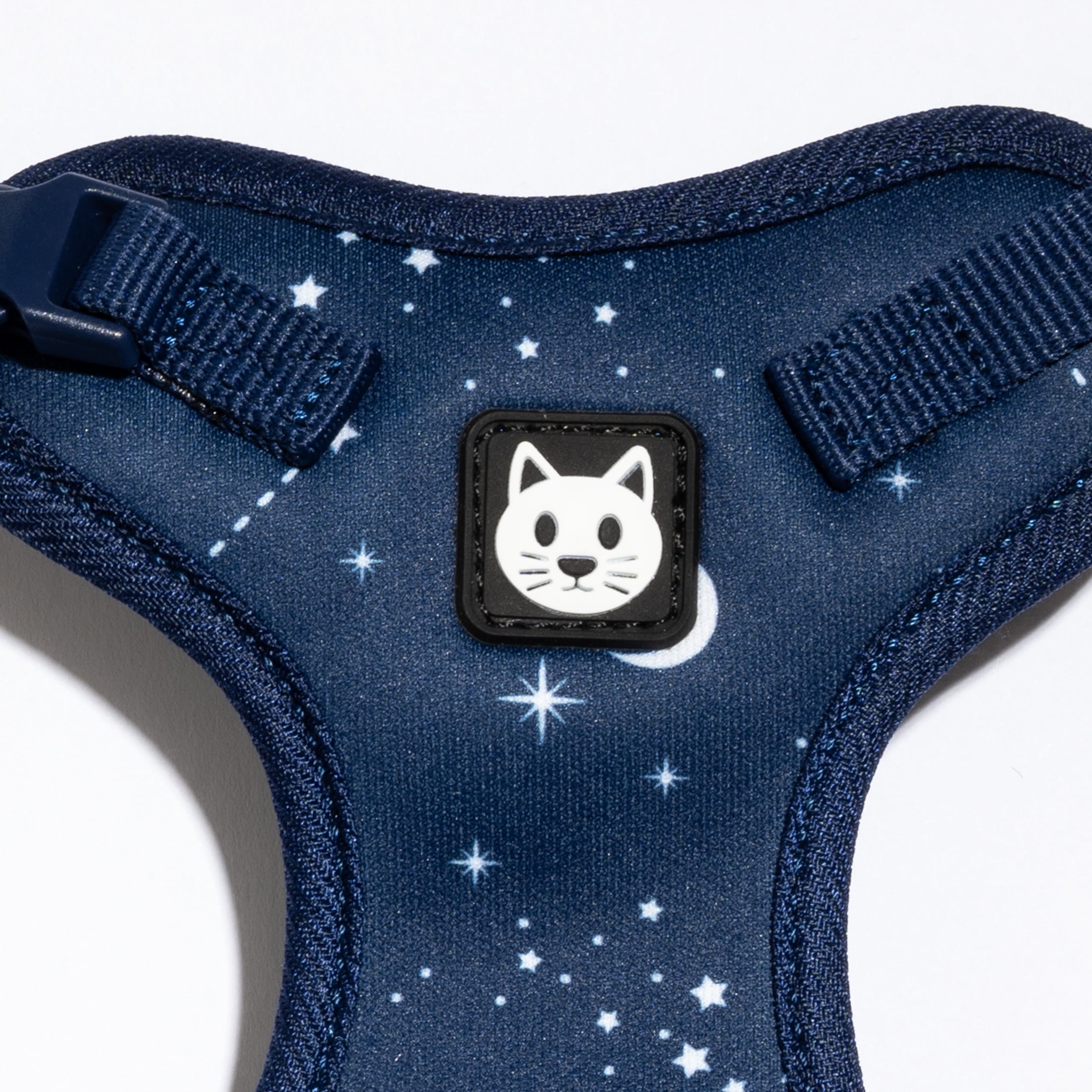 Vibrant Life Adjustable Cat Harness and Leash Set, Blue Celestial, One Size