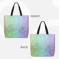 thumbnail image 3 of Xecao Beautiful Glitter for Tote Bag: spacious with inner pockets, ideal for work, shopping, or travel., 3 of 9