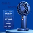 thumbnail image 5 of Handheld Portable Fan [15H Max Coolin-g Time] Hand Fan, 3600mAh USB Rechargeable Fan, Battery Operated Small Fan With 4 Speeds, 5 of 8