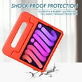 thumbnail image 6 of iPad 10.2 Case 9th Gen 2021/8th Gen 2020/7th Gen 2019, Kids Shockproof Lightweight Durable EVA Convertible Handle Stand Protective Cover, Red, 6 of 6