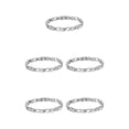 thumbnail image 3 of Brazalete de mujer Sonducket en forma de corazón Plata 5piezas, 3 of 6