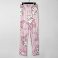 thumbnail image 4 of Kuromi And My Melody Womens Comfy Pajama PJ Pants Lounge Pants Sleepwear Drawstring PJ Bottoms Pants, 4 of 7