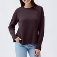 thumbnail image 2 of Byworldtasic Oversized Sweaters for Women Casual Long Sleeve Knit Pullover Tops Crewneck Trendy Slouchy Tunic Sweaters, 2 of 7