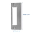 thumbnail image 2 of KONTONTY 5Pcs Front Door Deadbolt Cover Plates Stainless Steel Reinforcement Kit Silver, 2 of 8