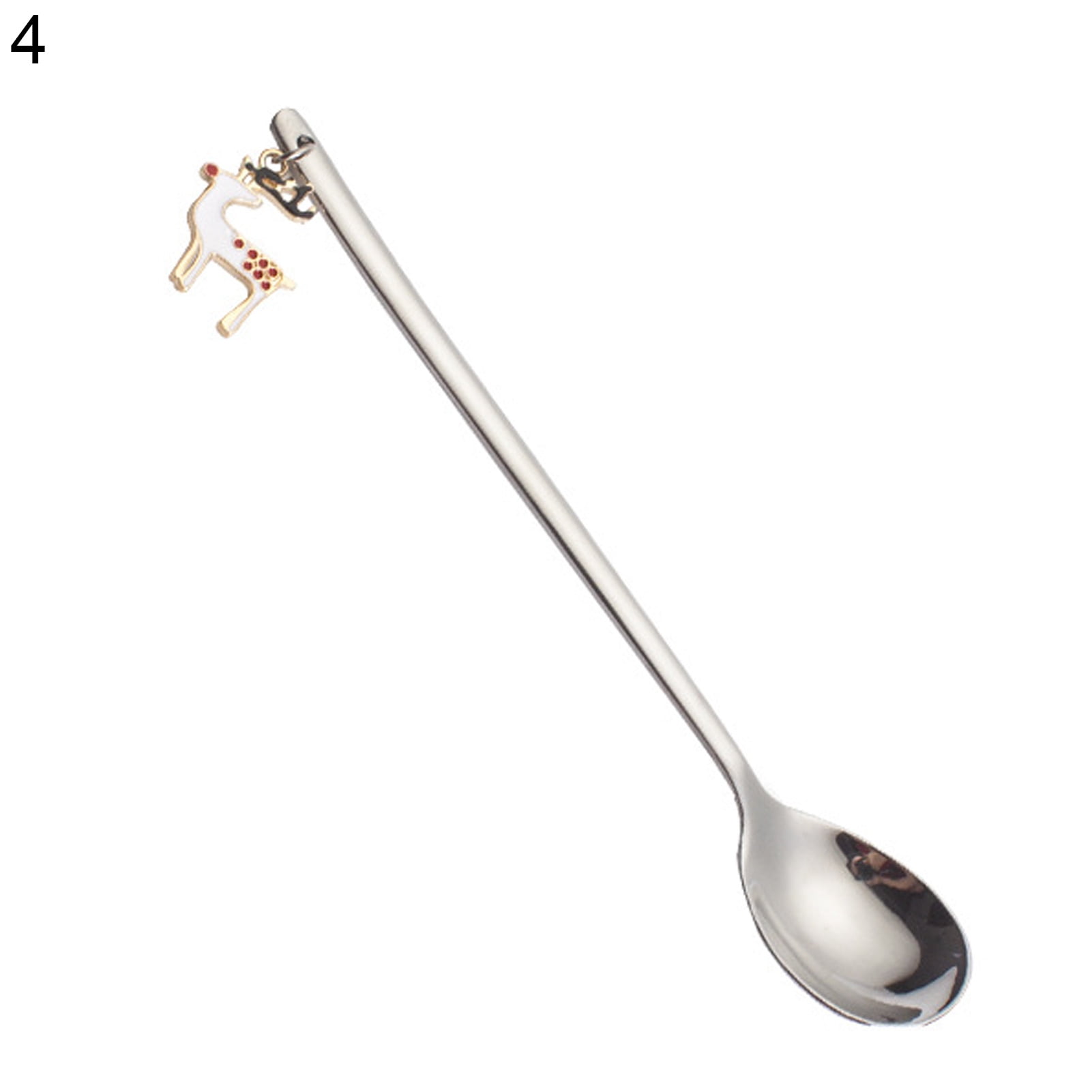 uxcell Stainless Steel Kitchen Tea Sugar Salt Serving Spoon 13.5cm Length Silver Tone 