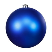 HomeDM Christmas Balls Blue Shatterproof Ornaments Balls 20cm/7.87" Christmas Tree Hanging Pendant for Holiday Wedding Party Home Decor