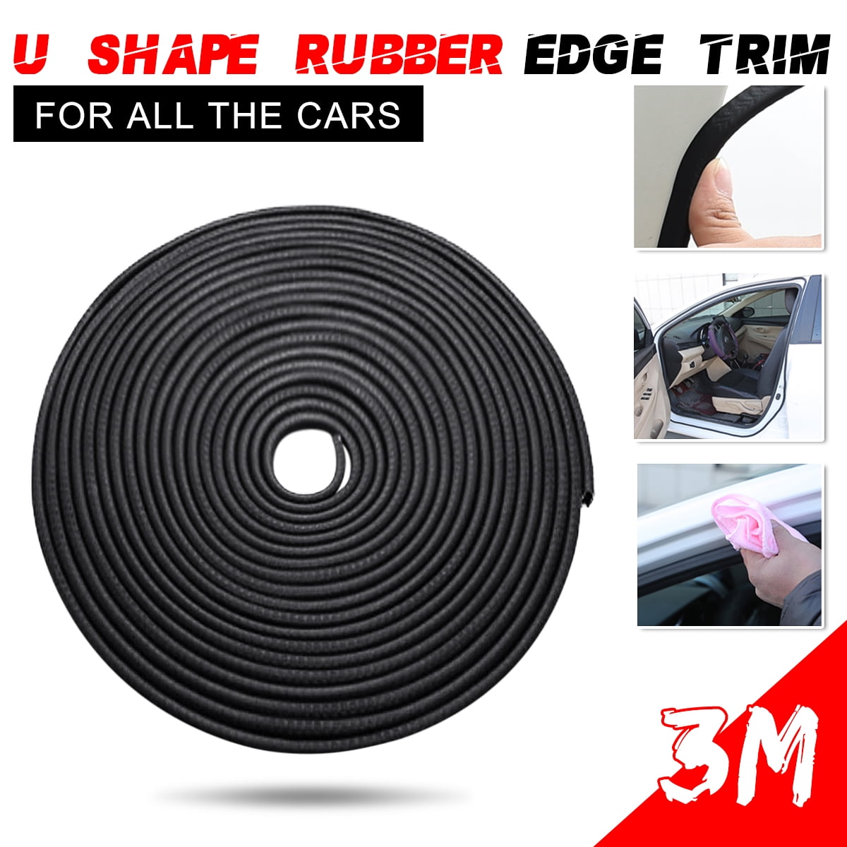 Other Car Door Auto Noise Guard Rubber Wind Seal Strip Molding 1ea B