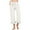 White, variant on Kaemgyyd Capri Pants for Women Cute Ruffle Hem Cotton Linen Pants Beach Vaction Drawstring Cropped Trousers with Pockets