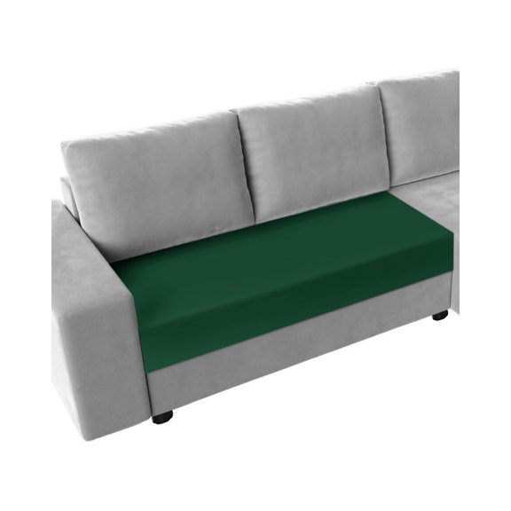 Pure Olive Green Couch Cushion Covers Stretch, Washable Sofa Seat Covers Individual Seat Cushion Sofa Slipcovers Simple Solid Color Couch Cover Furniture Protector M-1PCS