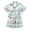 AA-#Light Blue329, variant on WOYY Girls Short Sleeve Halloween Pajamas Button Down Shirt Shorts Sleepwear, Sizes 2-16