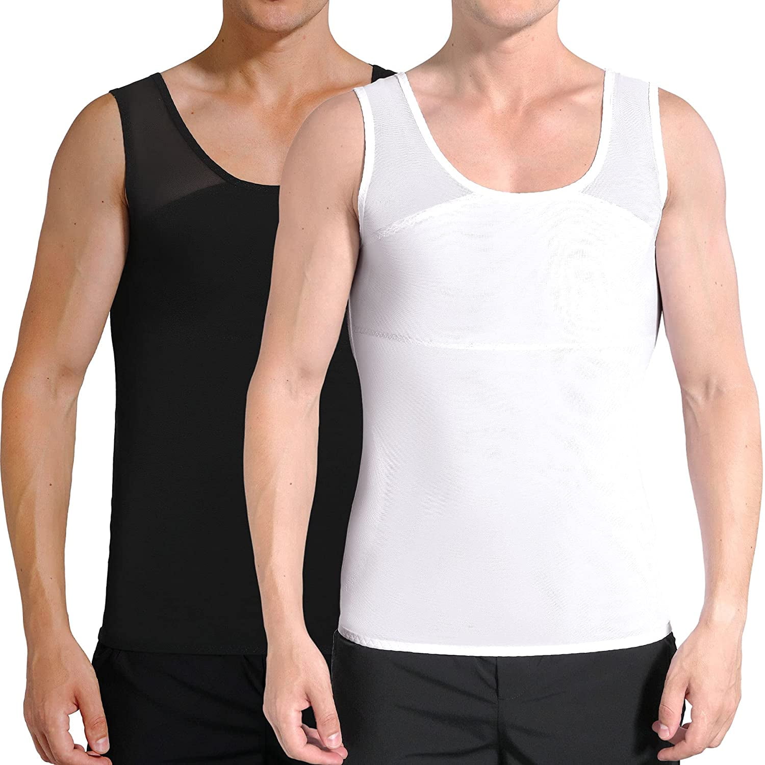 Premium Men's Chest Compression Shirt M 