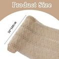 thumbnail image 5 of Braided Striped Table Runner, 72 Inch Woven Burlap Rustic, Autumn Table Runner, Brown Table Cover, Roll Table Runner, for Decorations Weddings Kitchen Home Party Restaurant,, 5 of 7