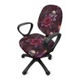 thumbnail image 5 of Chririnla Gothic Skull Rose Decoration Rotating Backrest Coverings Stretchable Office Chair Slipcover for Student, Decorative Removable Swivel Computer Chair Cover for Armchair, 5 of 8