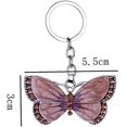 thumbnail image 4 of Colgante de aleación de aceite con forma de mariposa, accesorio decorativo de llavero, 4 of 5