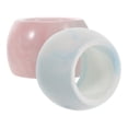 thumbnail image 4 of 2 soportes pequeños de cerámica para cepillos de dientes, para tocador de baño, versátiles, para guardar cepillos de dientes, base estética, 4 of 7