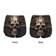 thumbnail image 3 of Balery Metal Style Horned Skull Pantalones cortos deportivos para mujer con forro y dos bolsillos, elásticos, para entrenamiento, gimnasio, yoga-Small, 3 of 7