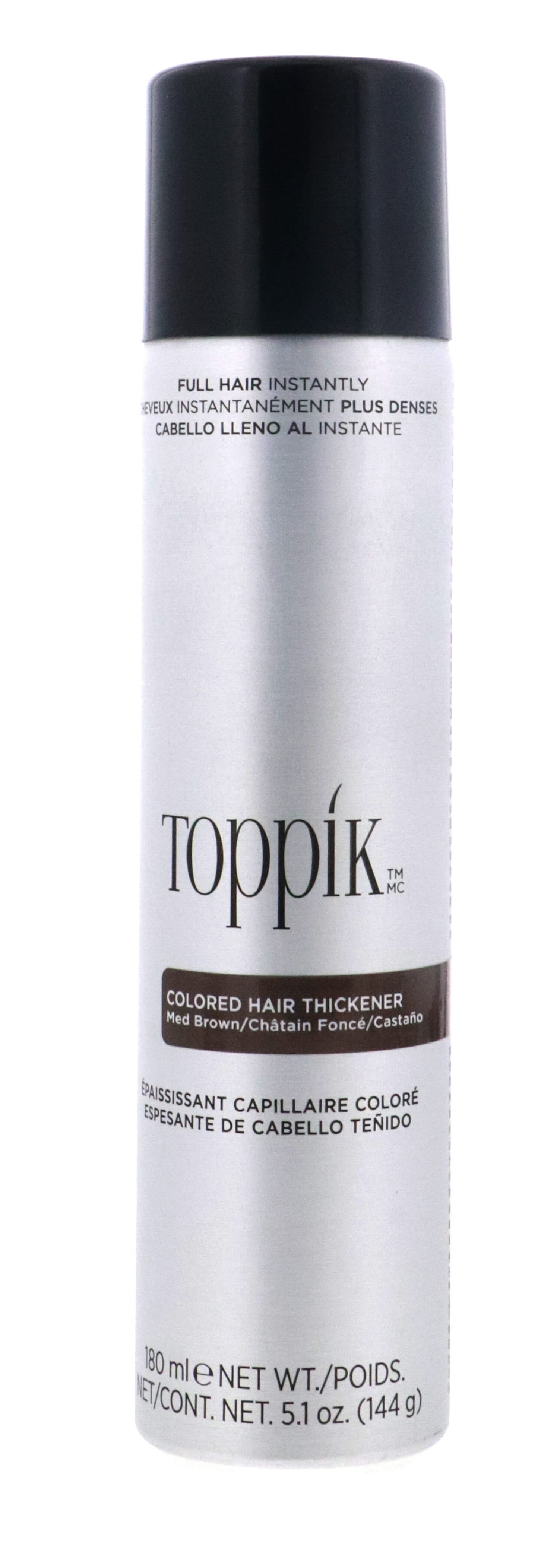 Toppik Colored Hair Thickener, Dry Formula, Lt Brown 5.1 oz