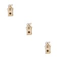 thumbnail image 3 of Kearding Alimentador de pájaros de con cordón, accesorio de bricolaje, suministros para mascotas, casa de pájaros colgante montada en la Type1 NO1, 3 of 6