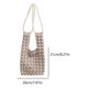 thumbnail image 2 of Bolso mano para Mujer DQrwqpou Hobo elegante Con perlas tejido Gran Capacidad, 2 of 8