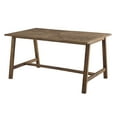 thumbnail image 5 of Manor Park Outdoor Modern Dining Table, Dark Brown, 5 of 7